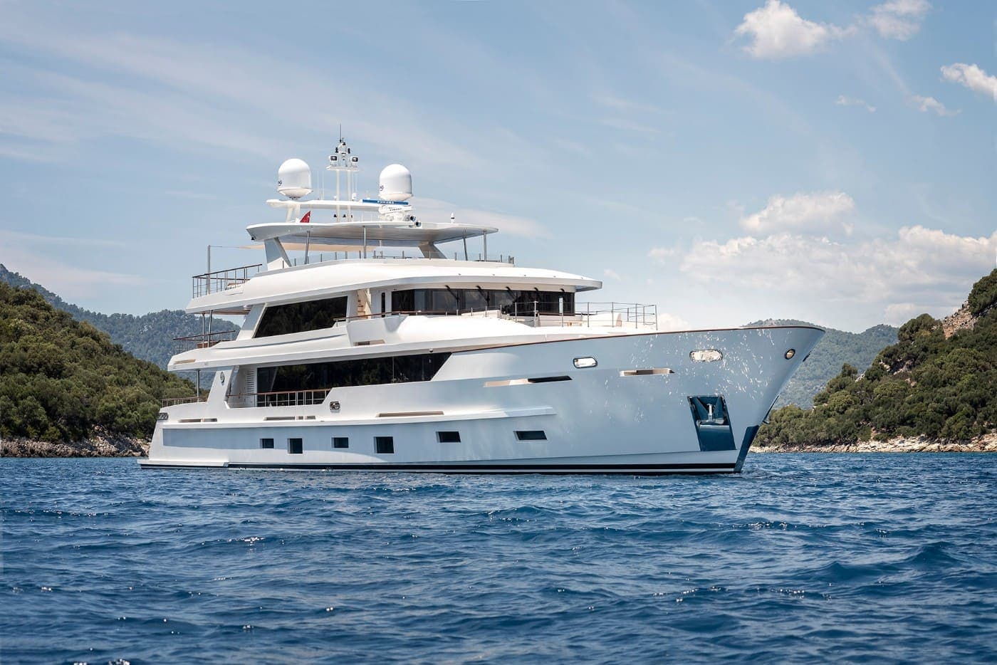 Sunrise - ext stbd | Drivas Yachts