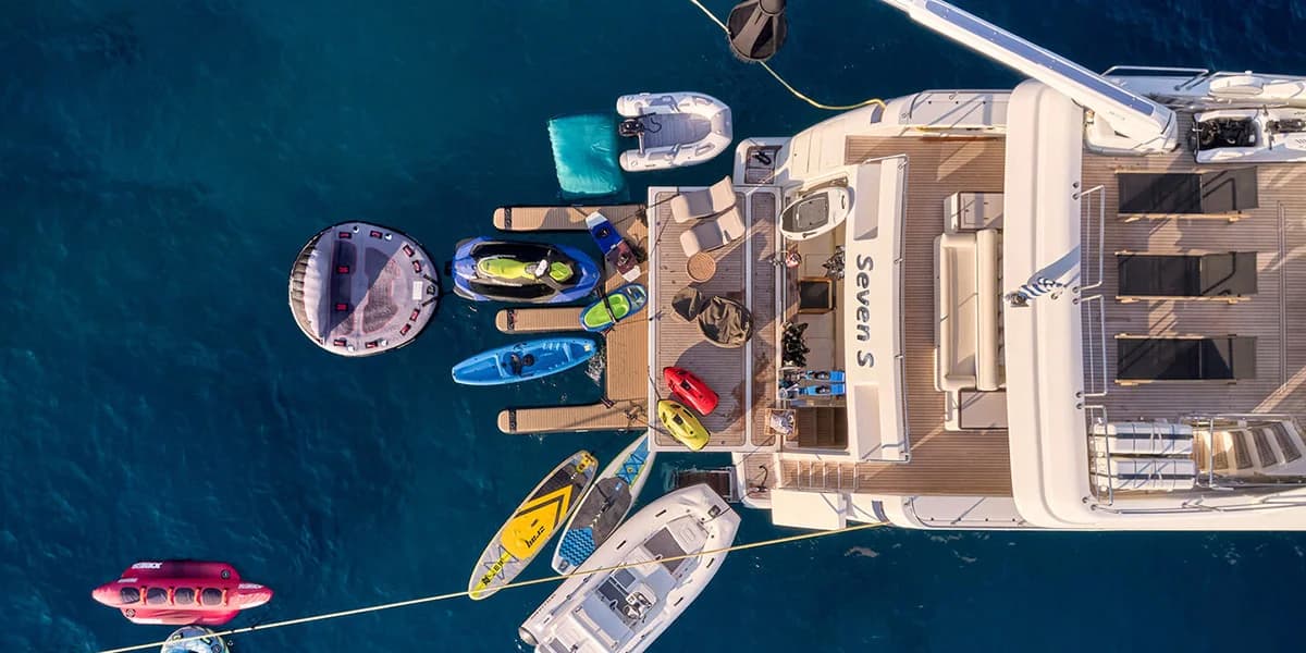 SEVEN S - aerial | Drivas Yachts