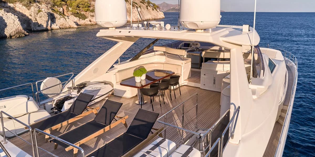SEVEN S - deck fore | Drivas Yachts