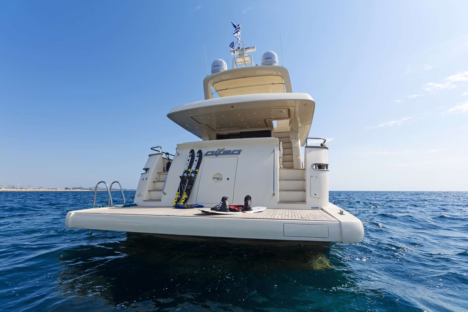 ALFEA - ext stern | Drivas Yachts
