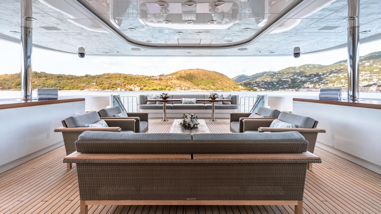 HOLDIN' MY OWN - deck aft | Drivas Yachts