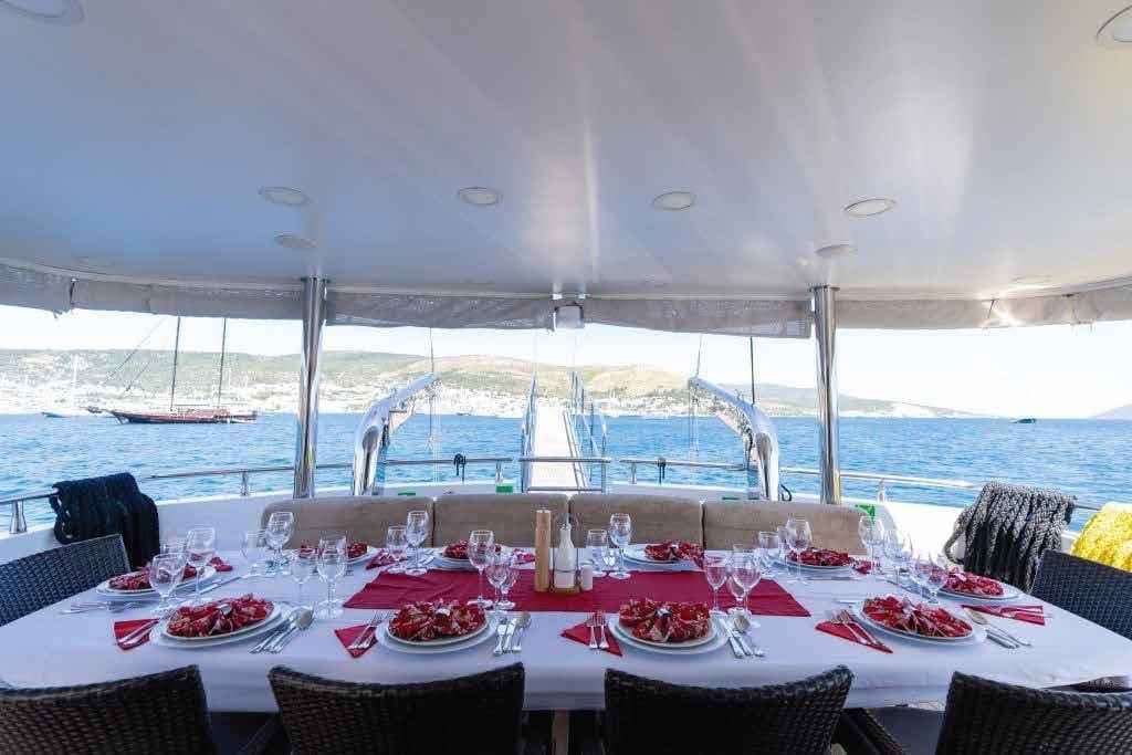 CANARIA - deck aft | Drivas Yachts