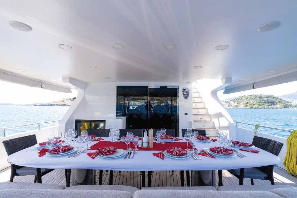 CANARIA - deck aft | Drivas Yachts