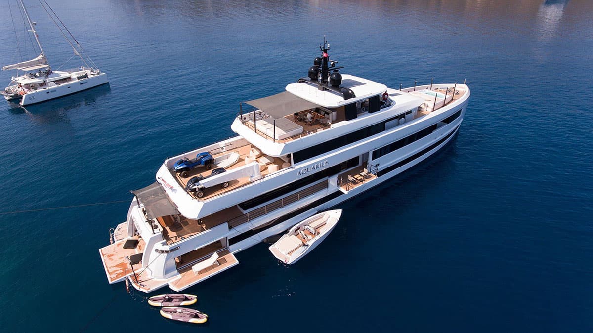 Motor yacht AQUARIUS 46m by Mengi Yay Yachts — photo 2