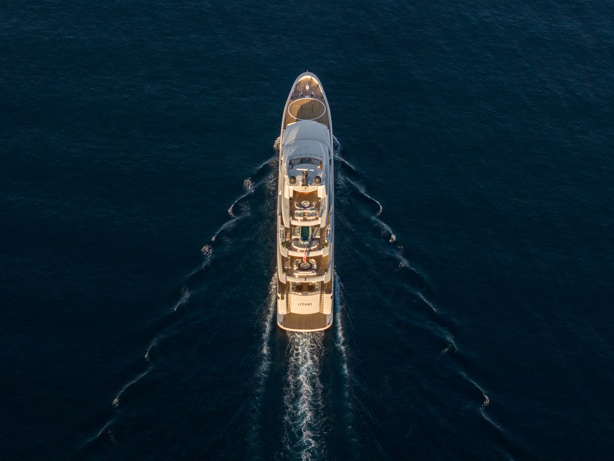 O'PARI - aerial | Drivas Yachts