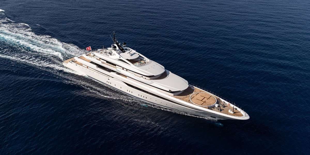 O'PARI - aerial | Drivas Yachts