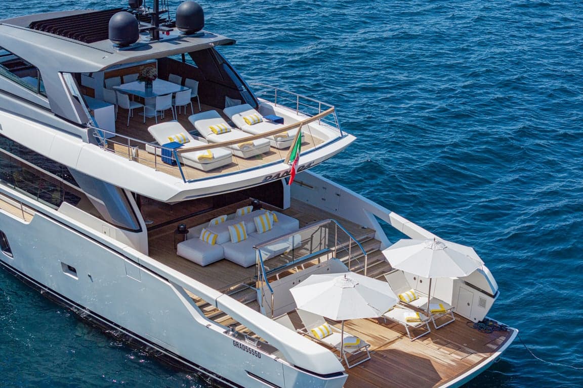 DANIDA' - aerial | Drivas Yachts