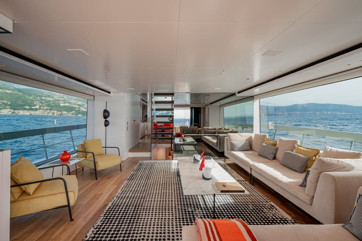 DANIDA' - saloon upper | Drivas Yachts