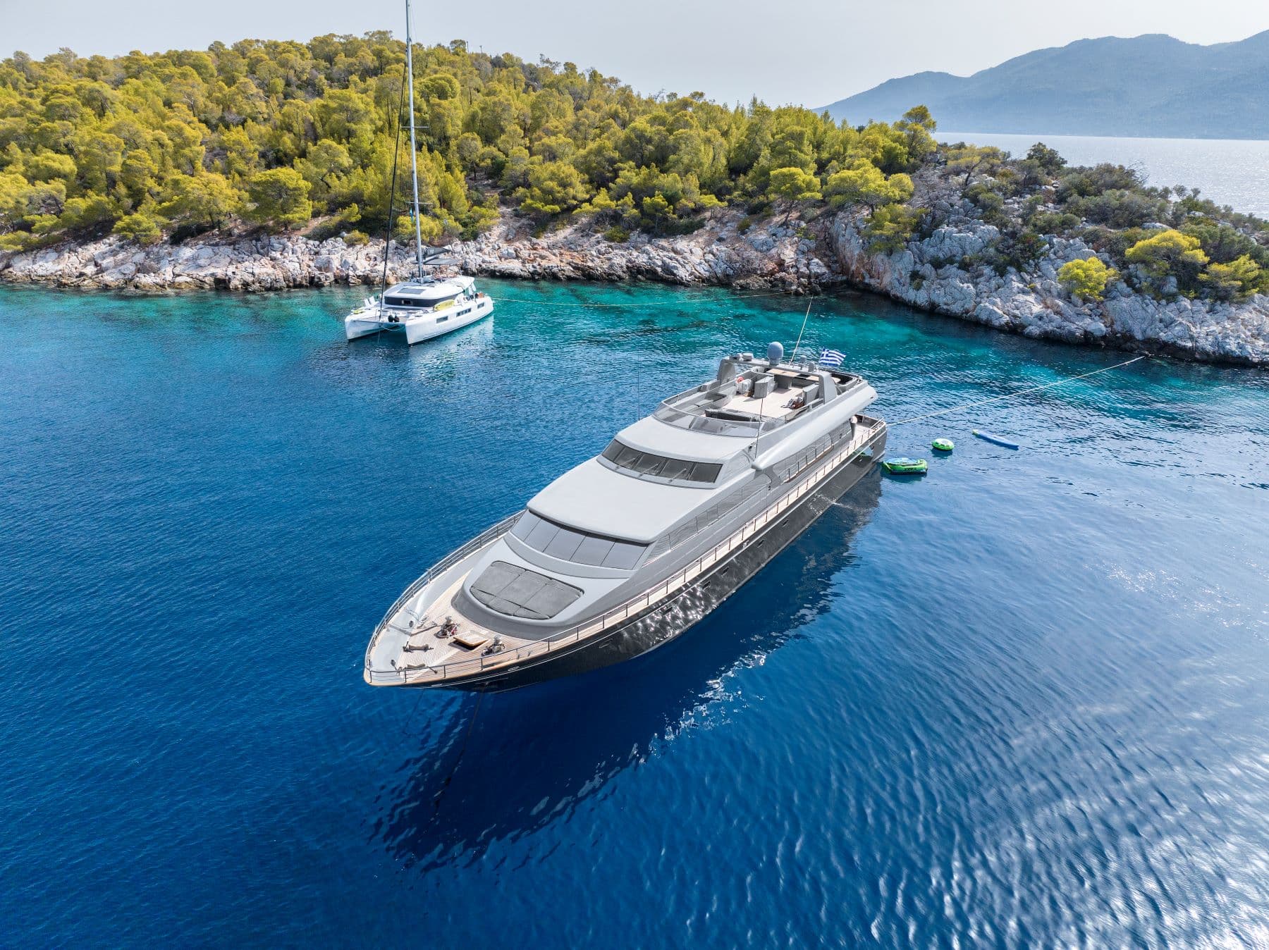 SATORI - aerial | Drivas Yachts