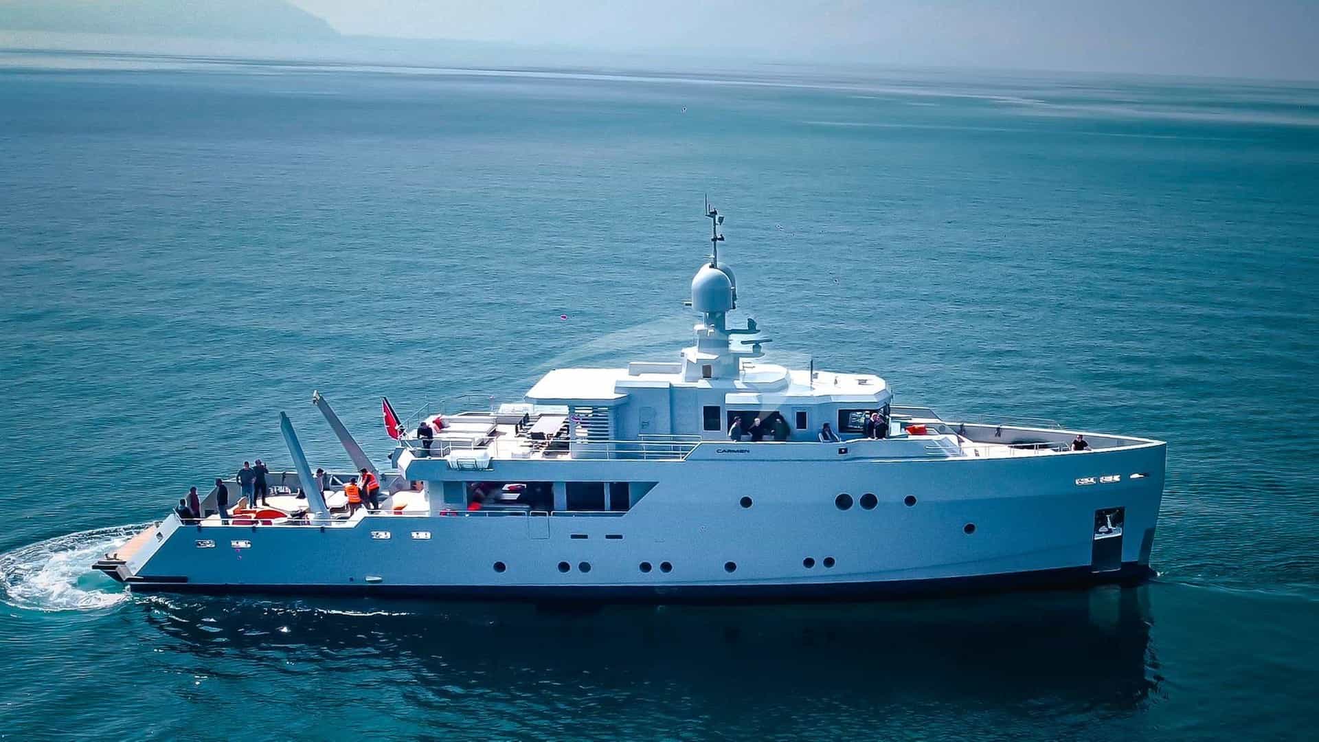 CARMEN - aerial | Drivas Yachts