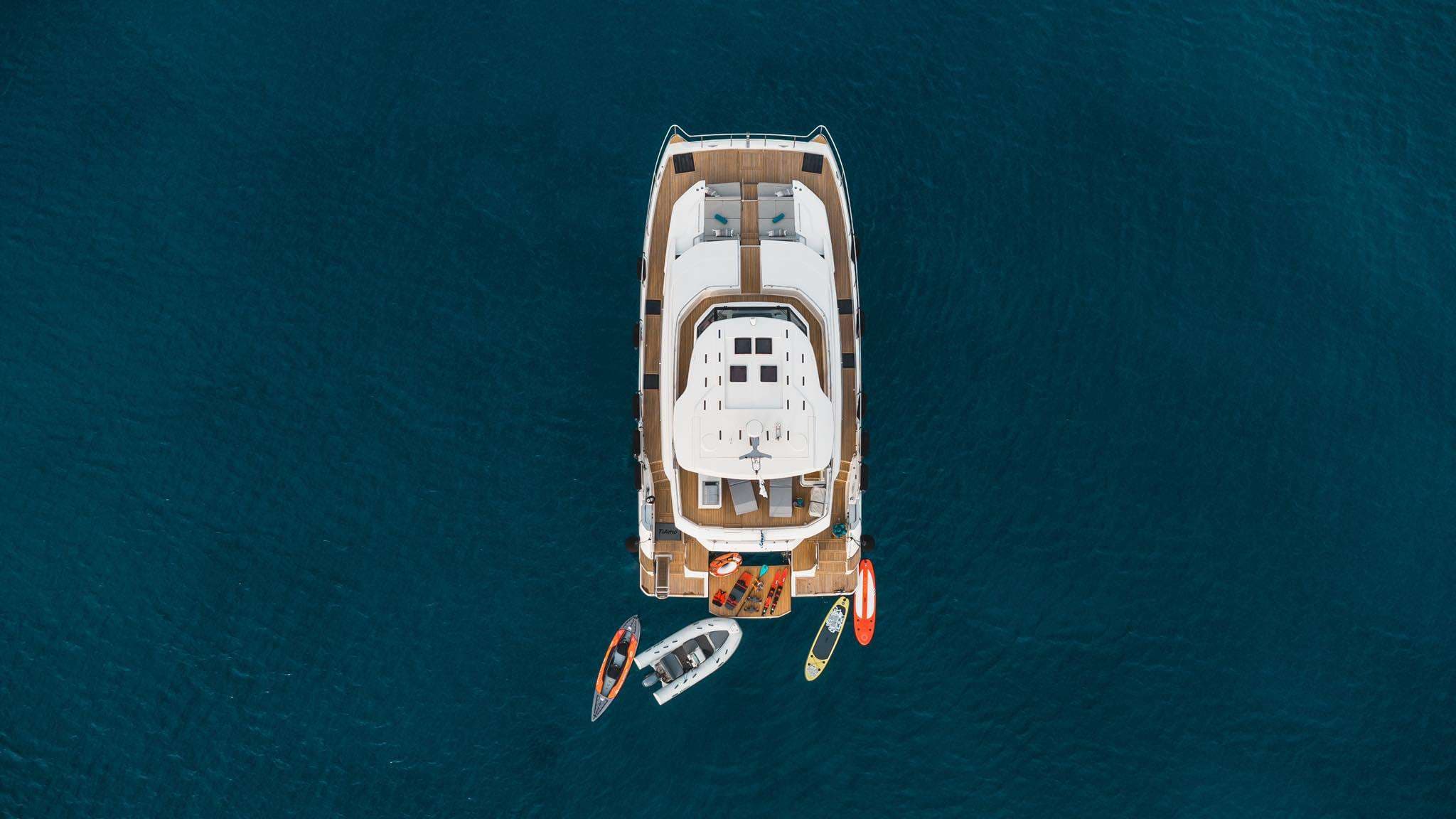 TiAmo - aerial | Drivas Yachts