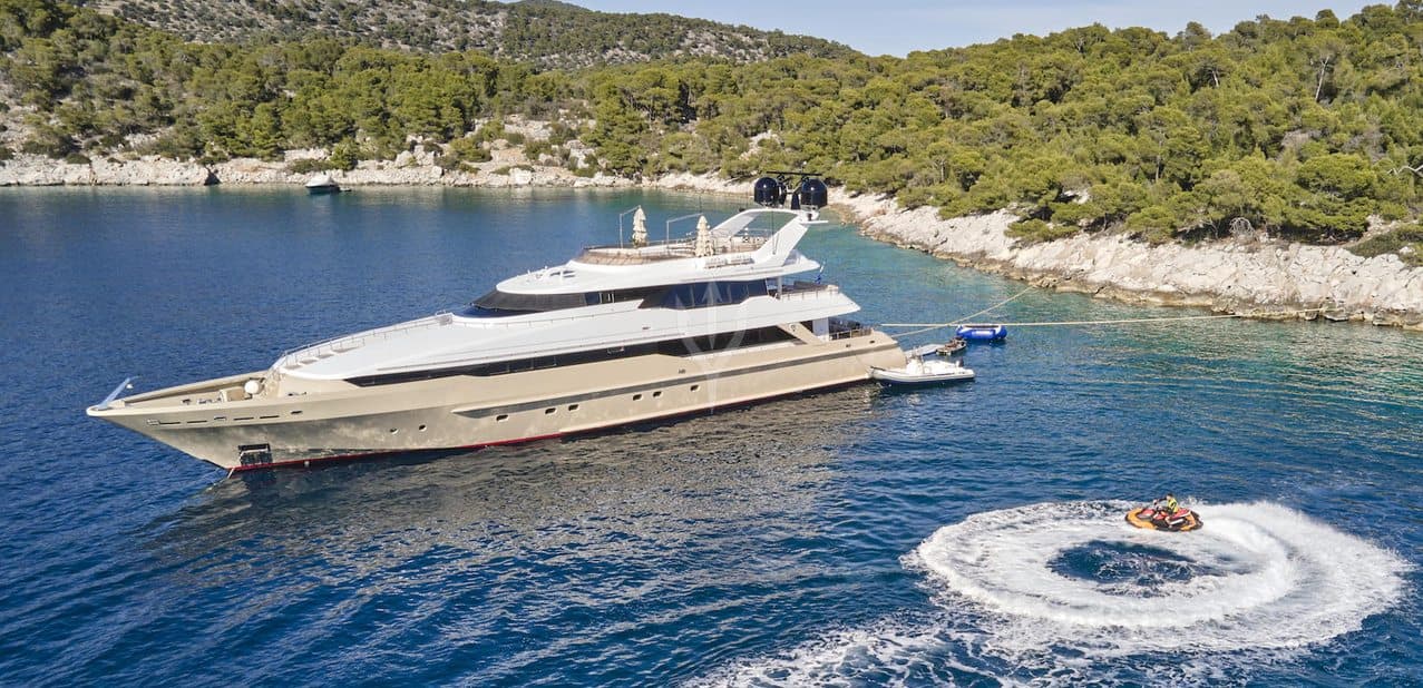 PROMETHEUS I - aerial | Drivas Yachts