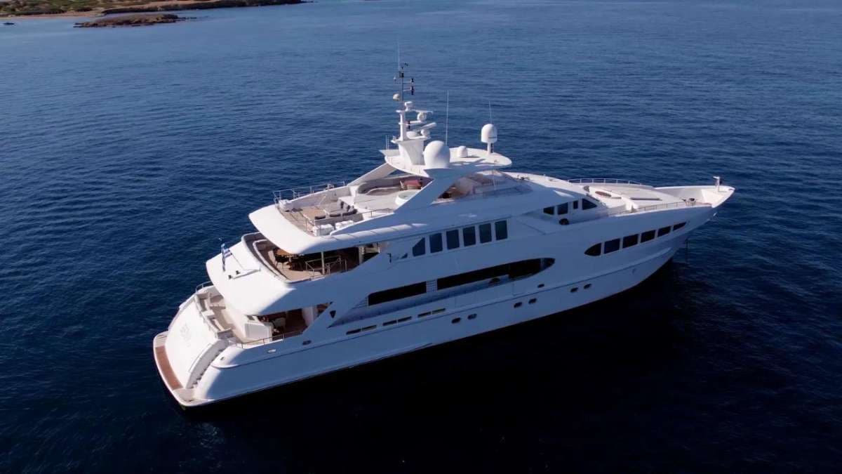 PROMETHEUS I - aerial | Drivas Yachts