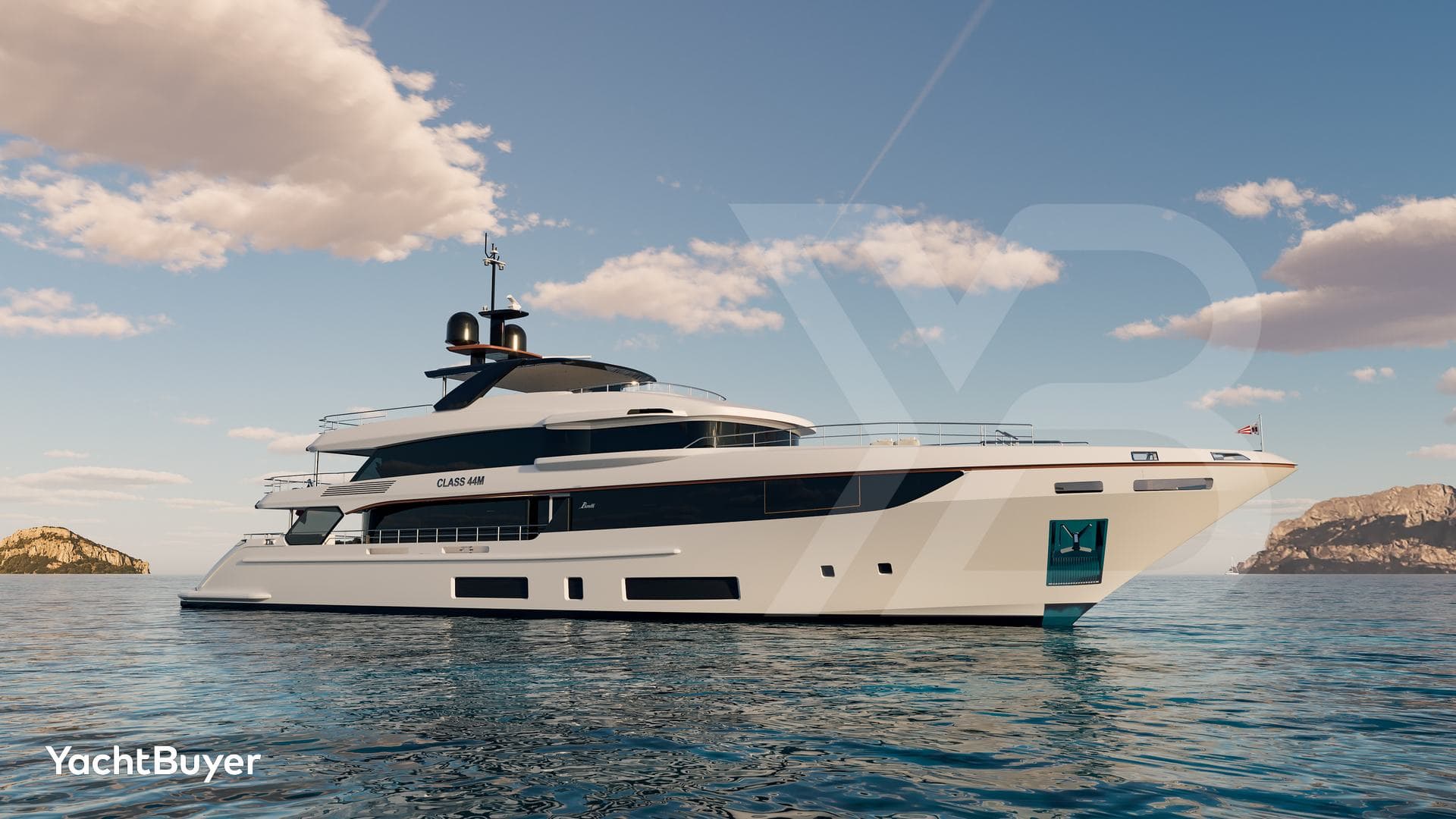 Motor yacht FORTITUDE 1 44.1m by Benetti — exterior