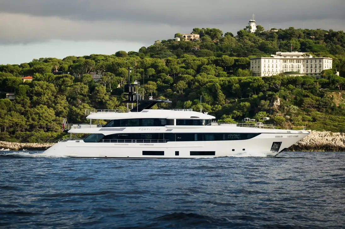 Motor yacht FORTITUDE 1 44.1m by Benetti — underway