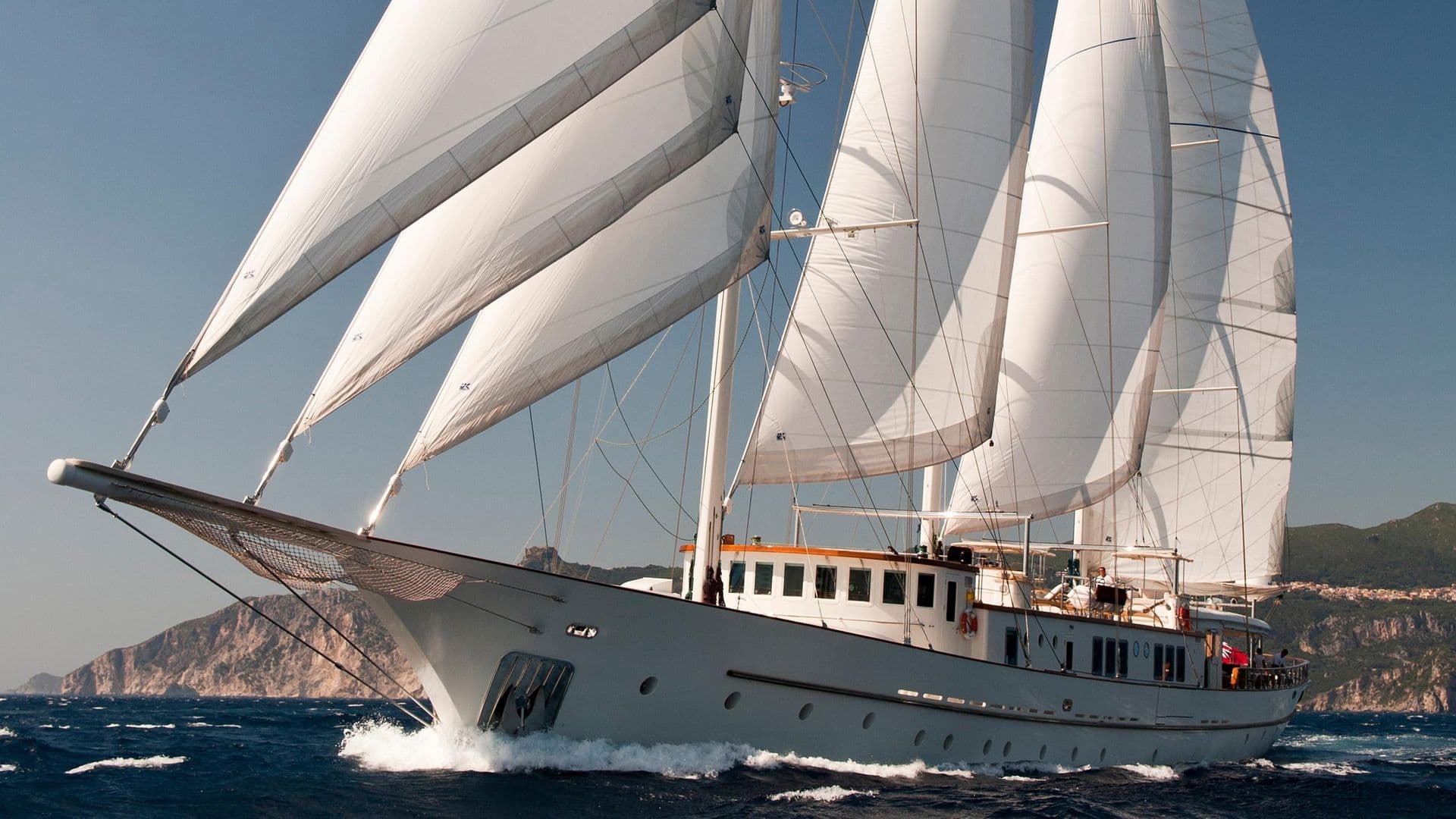 Motor-sailer THE LANGLEY available for charter