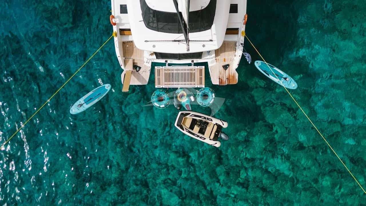 NAVYA - aerial | Drivas Yachts