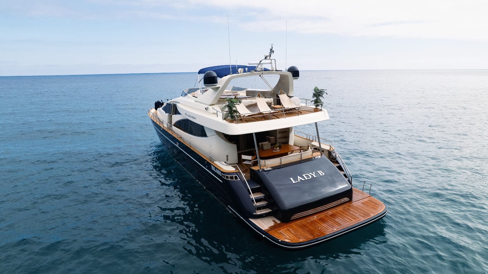 LADY B - aerial | Drivas Yachts