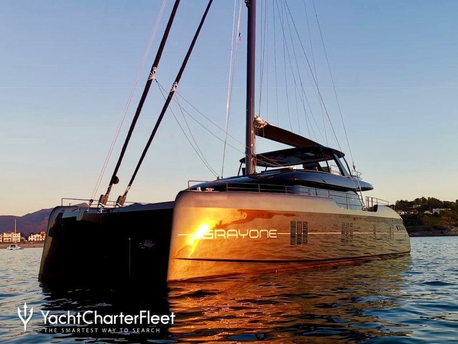 Sailing yacht GRAYONE 24m by Sunreef Yachts — exterior