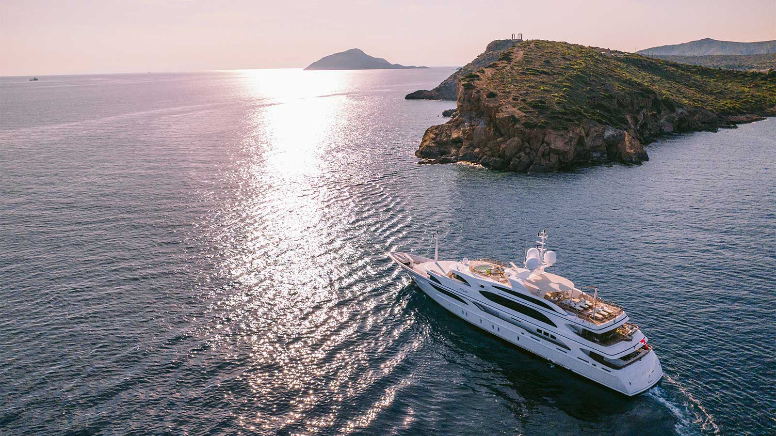 DILARA - aerial | Drivas Yachts