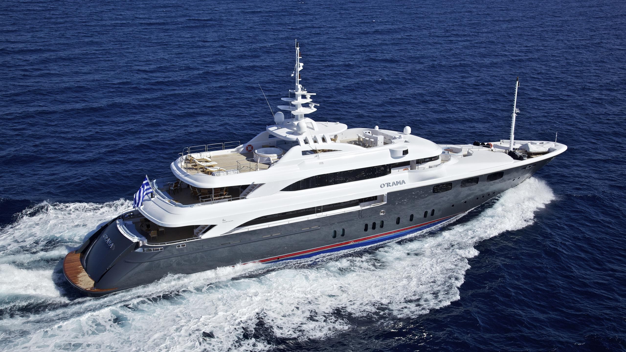 MIA RAMA - aerial | Drivas Yachts