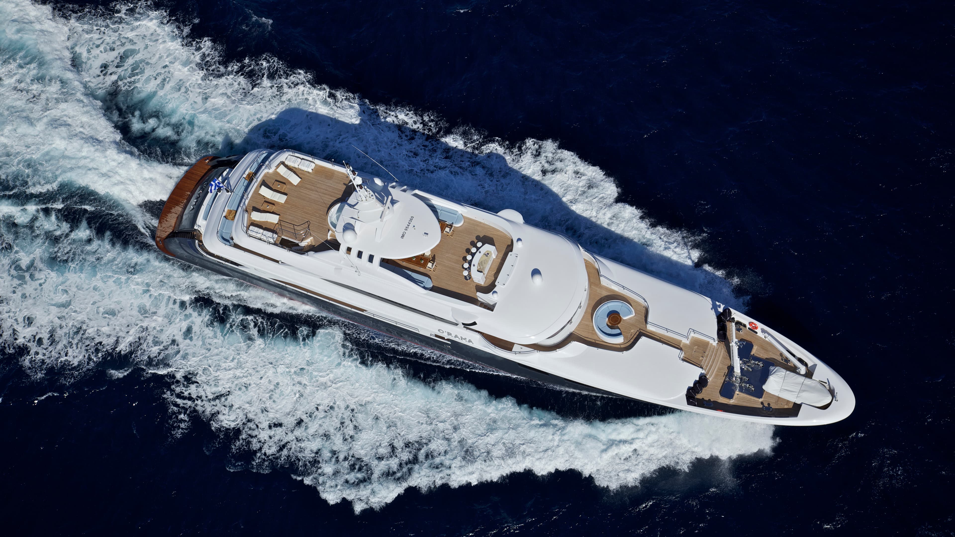 MIA RAMA - aerial | Drivas Yachts