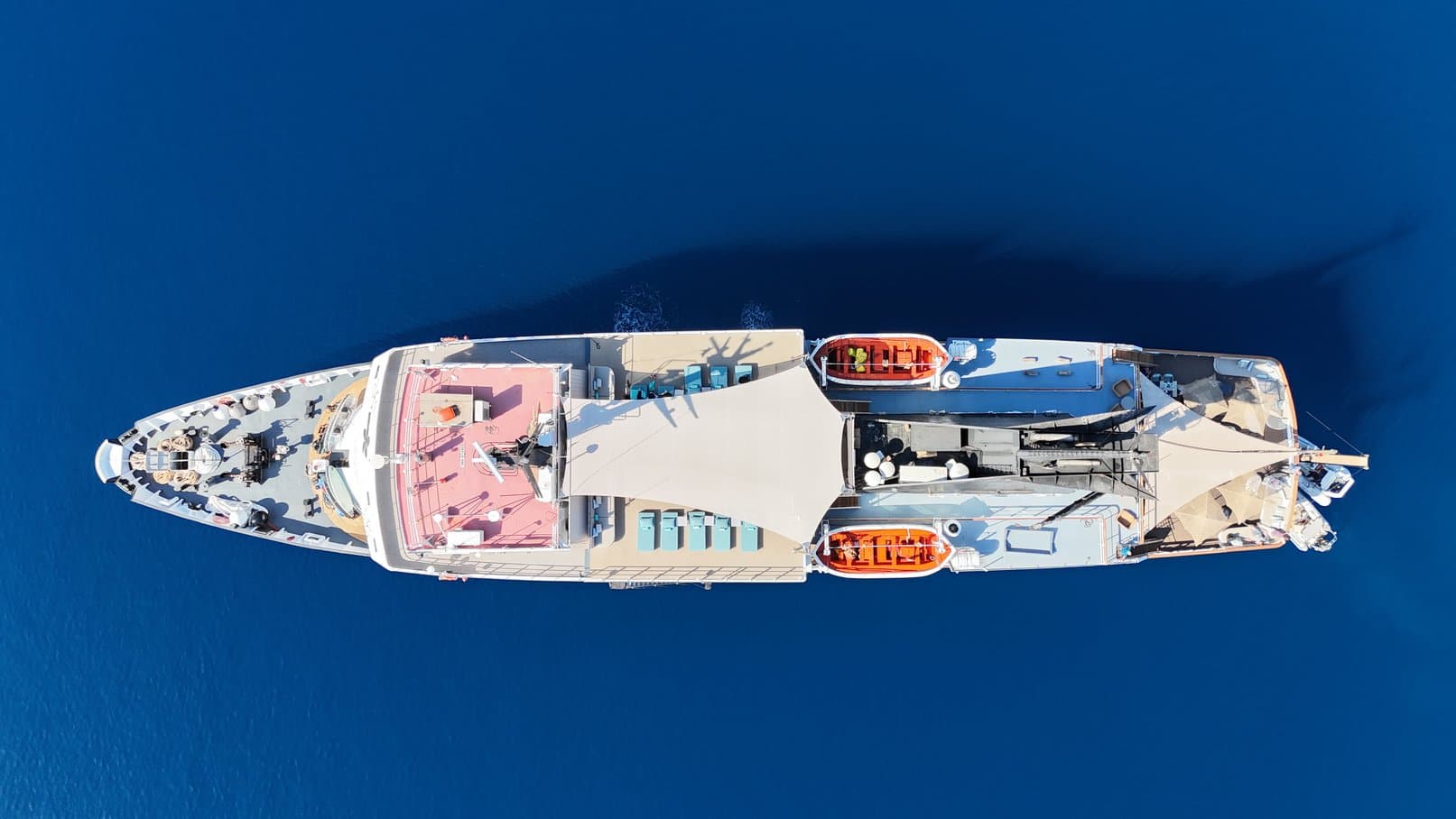 Motor yacht ELYSIUM 64.01m by Astilleros de Mallor — aerial view