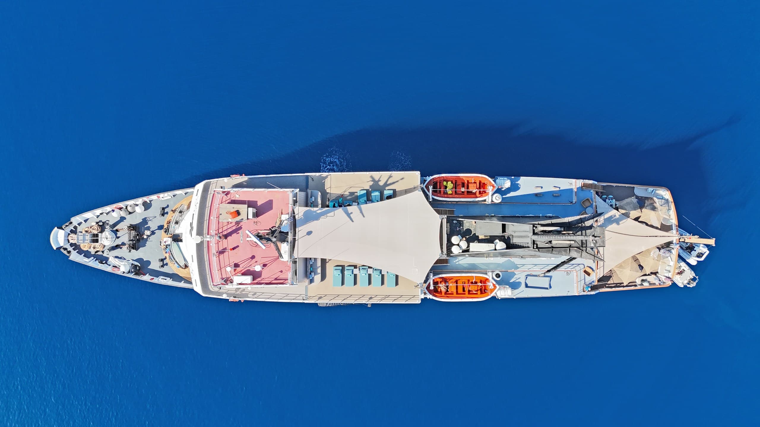 ELYSIUM - aerial | Drivas Yachts