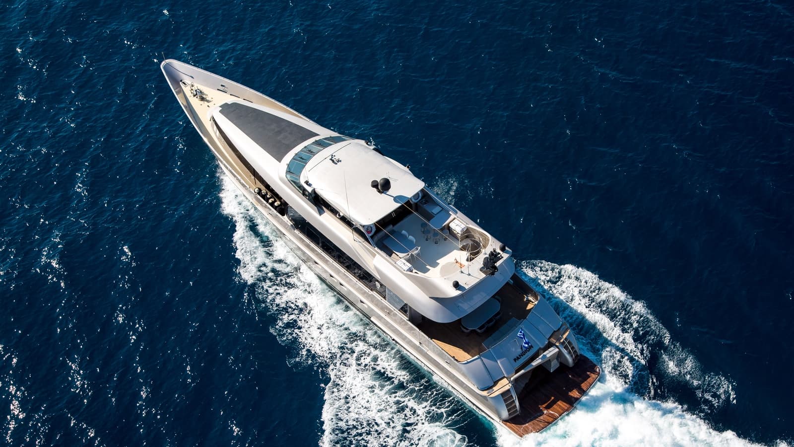 PANDION - aerial | Drivas Yachts