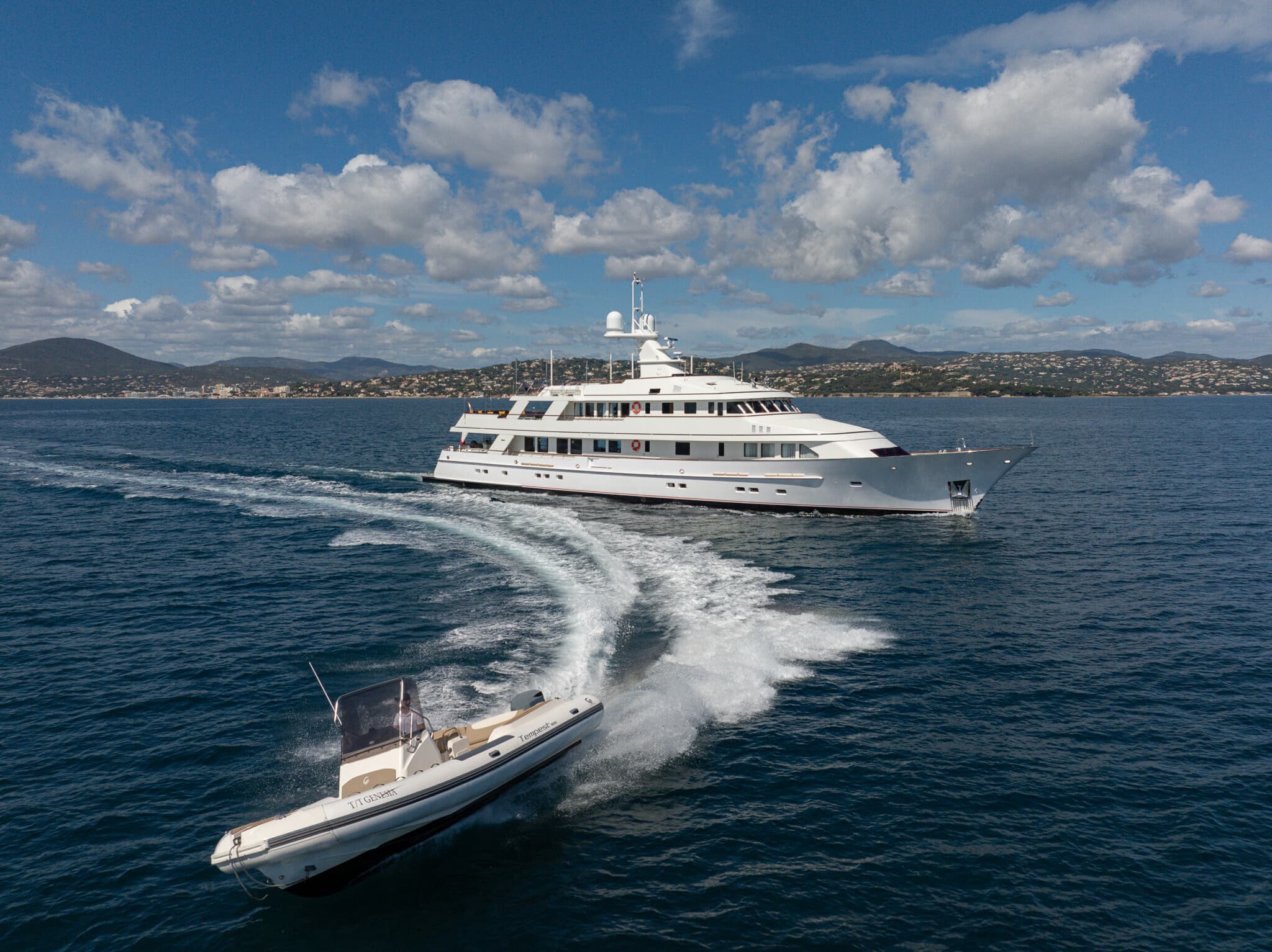GENESIA - aerial | Drivas Yachts