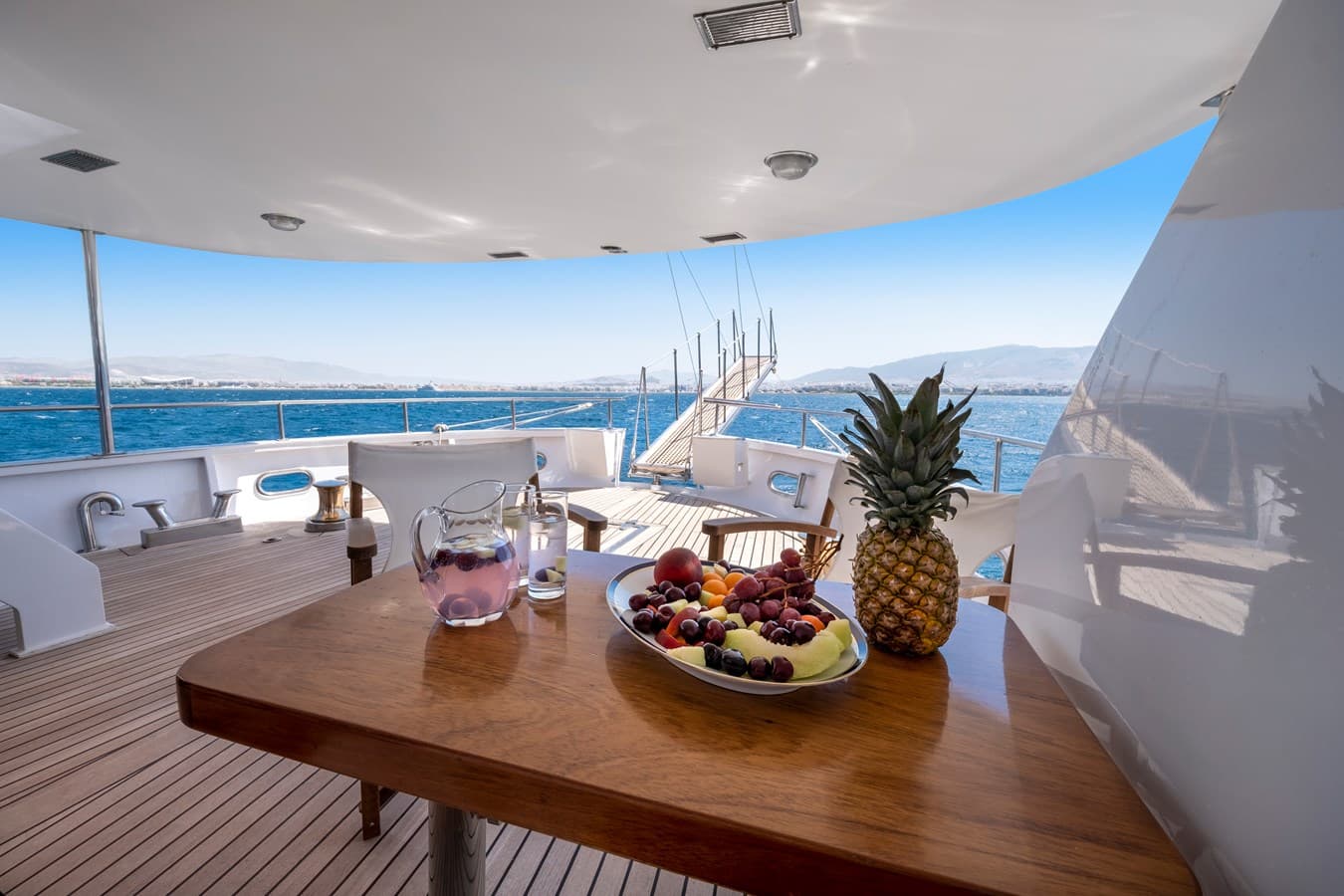 ATHINA - deck aft | Drivas Yachts