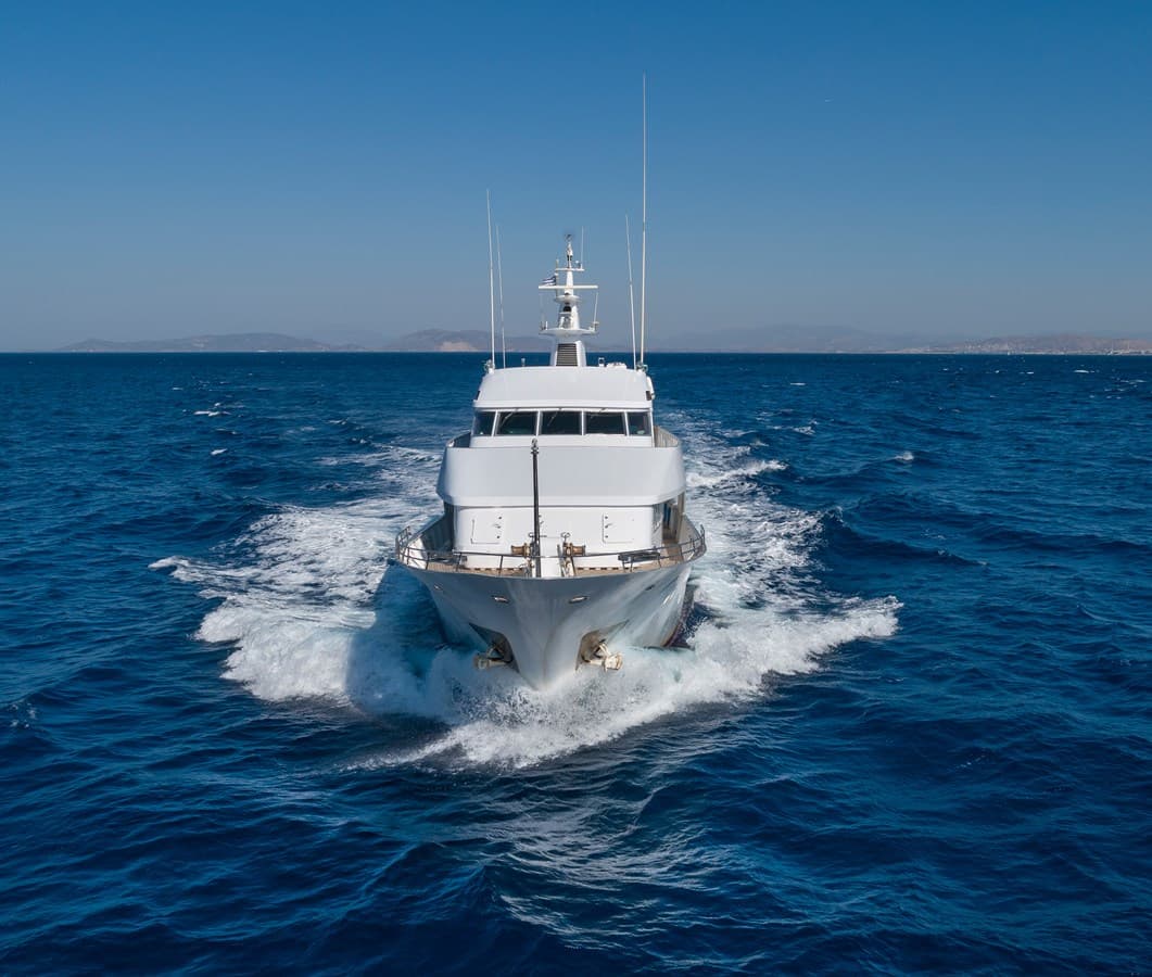 ATHINA - ext running | Drivas Yachts