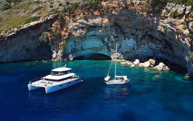 CUTE LITTLE CAT - aerial | Drivas Yachts