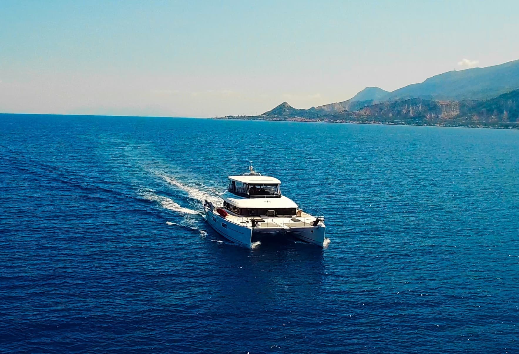 CUTE LITTLE CAT - aerial | Drivas Yachts