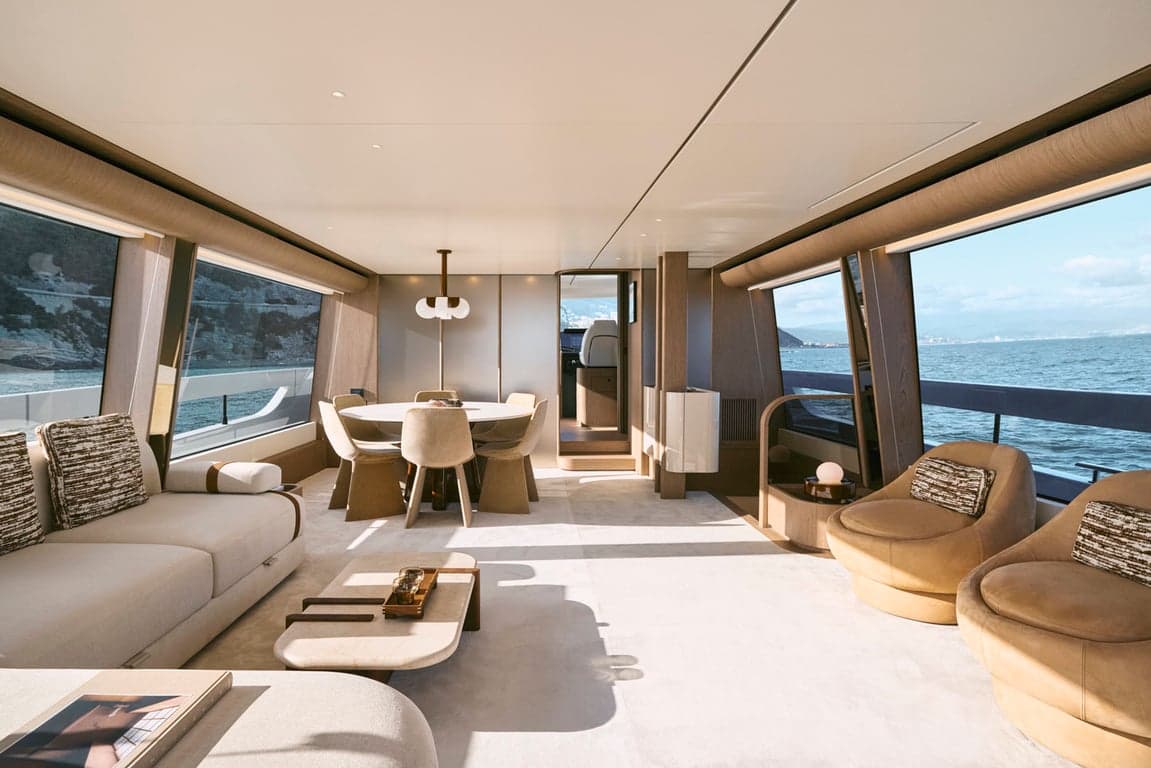 EXPLORA - saloon upper | Drivas Yachts