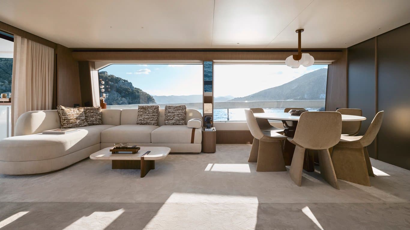 EXPLORA - saloon upper | Drivas Yachts