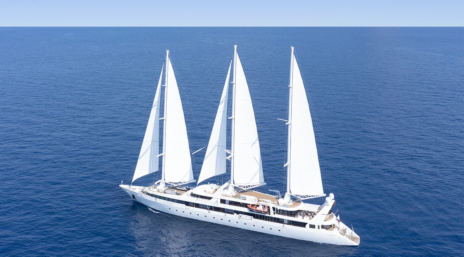 LE PONANT - aerial | Drivas Yachts