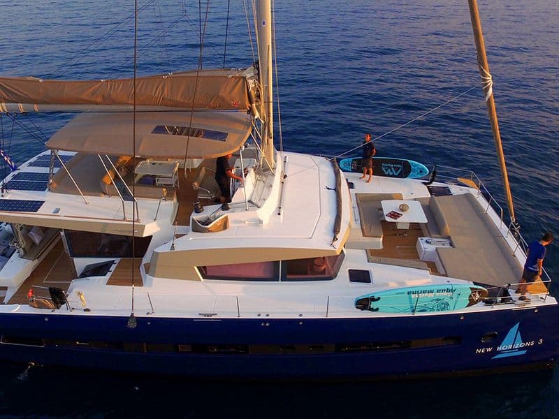 NEW HORIZONS 3 - aerial | Drivas Yachts