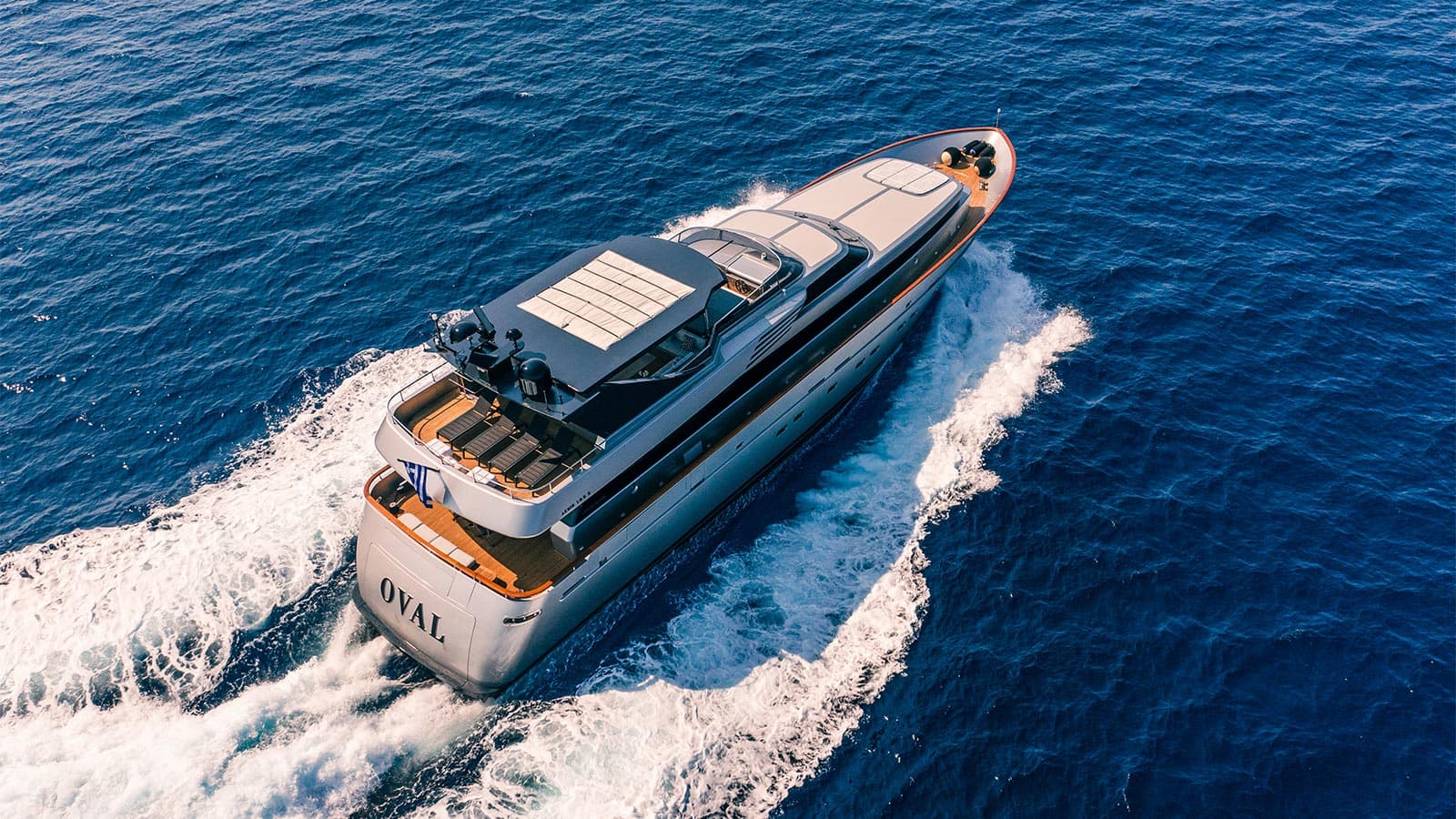 OVAL - aerial | Drivas Yachts