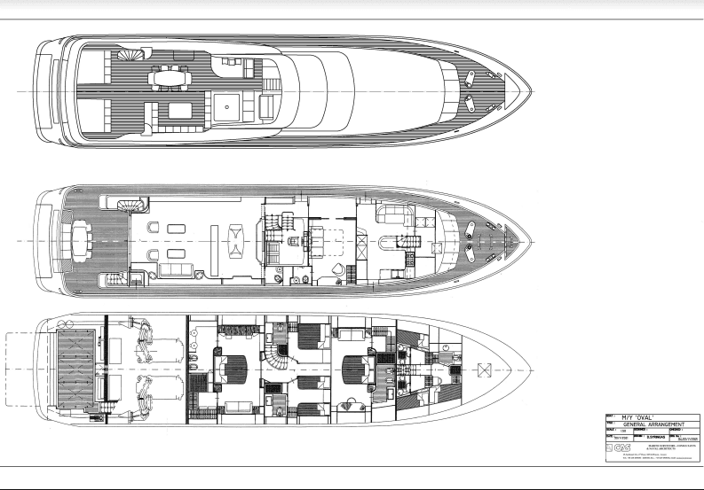 OVAL - layout | Drivas Yachts