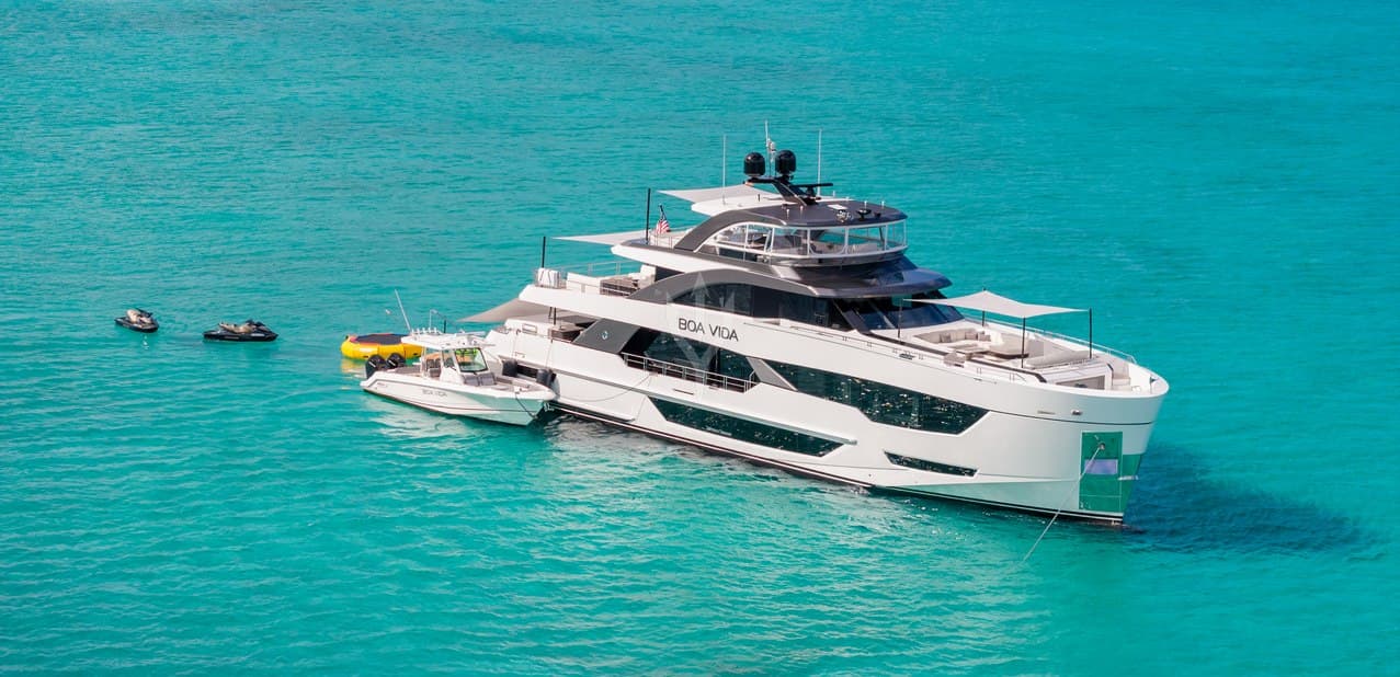 BOA VIDA - aerial | Drivas Yachts