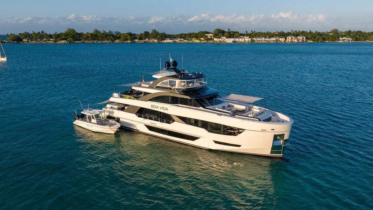 BOA VIDA - aerial | Drivas Yachts