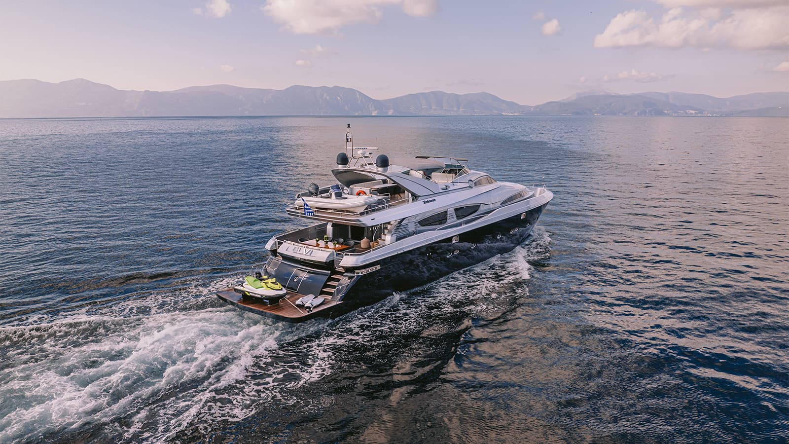 ELVI - aerial | Drivas Yachts