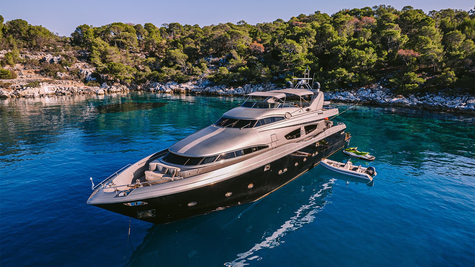 ELVI - aerial | Drivas Yachts