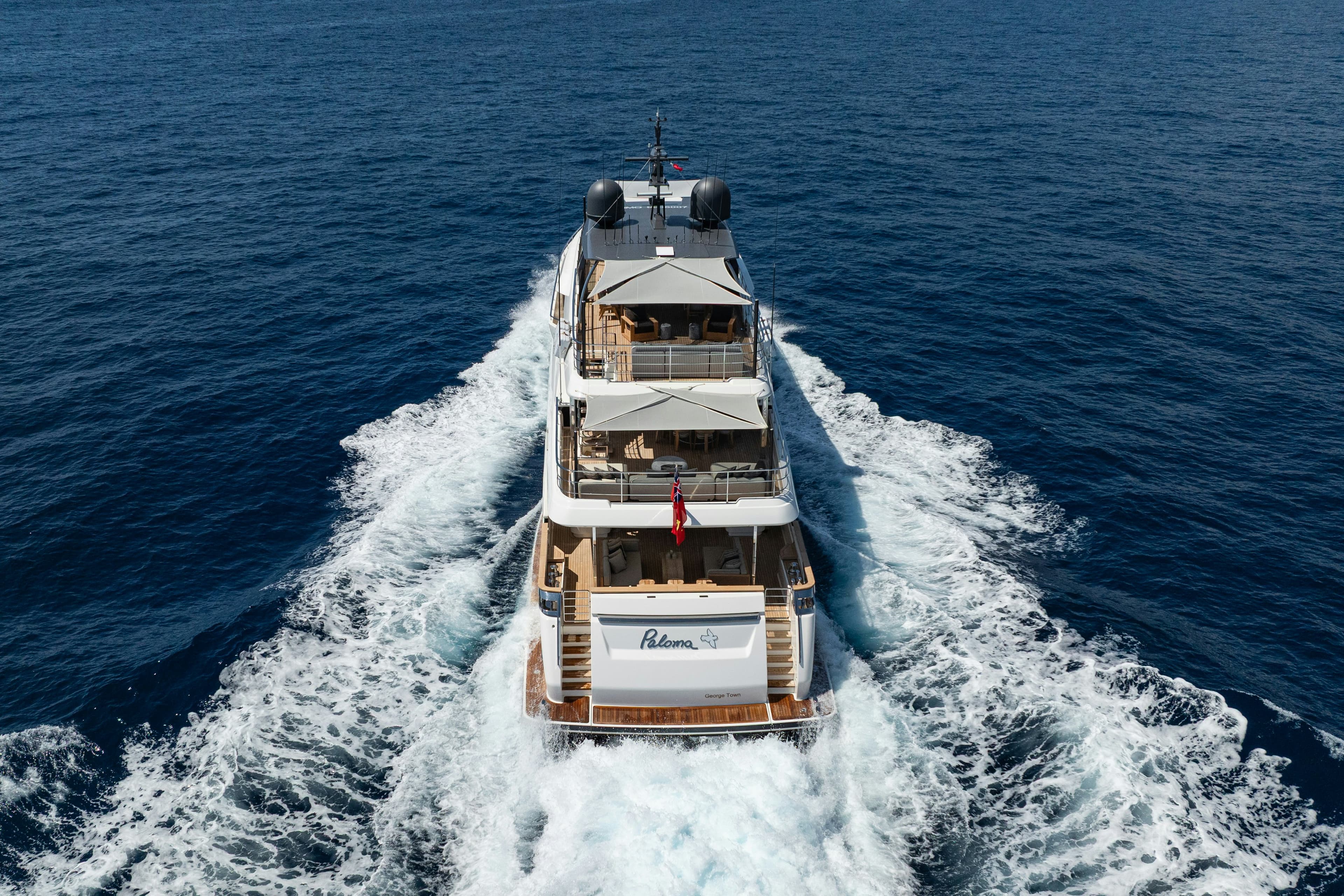 PALOMA - aerial | Drivas Yachts