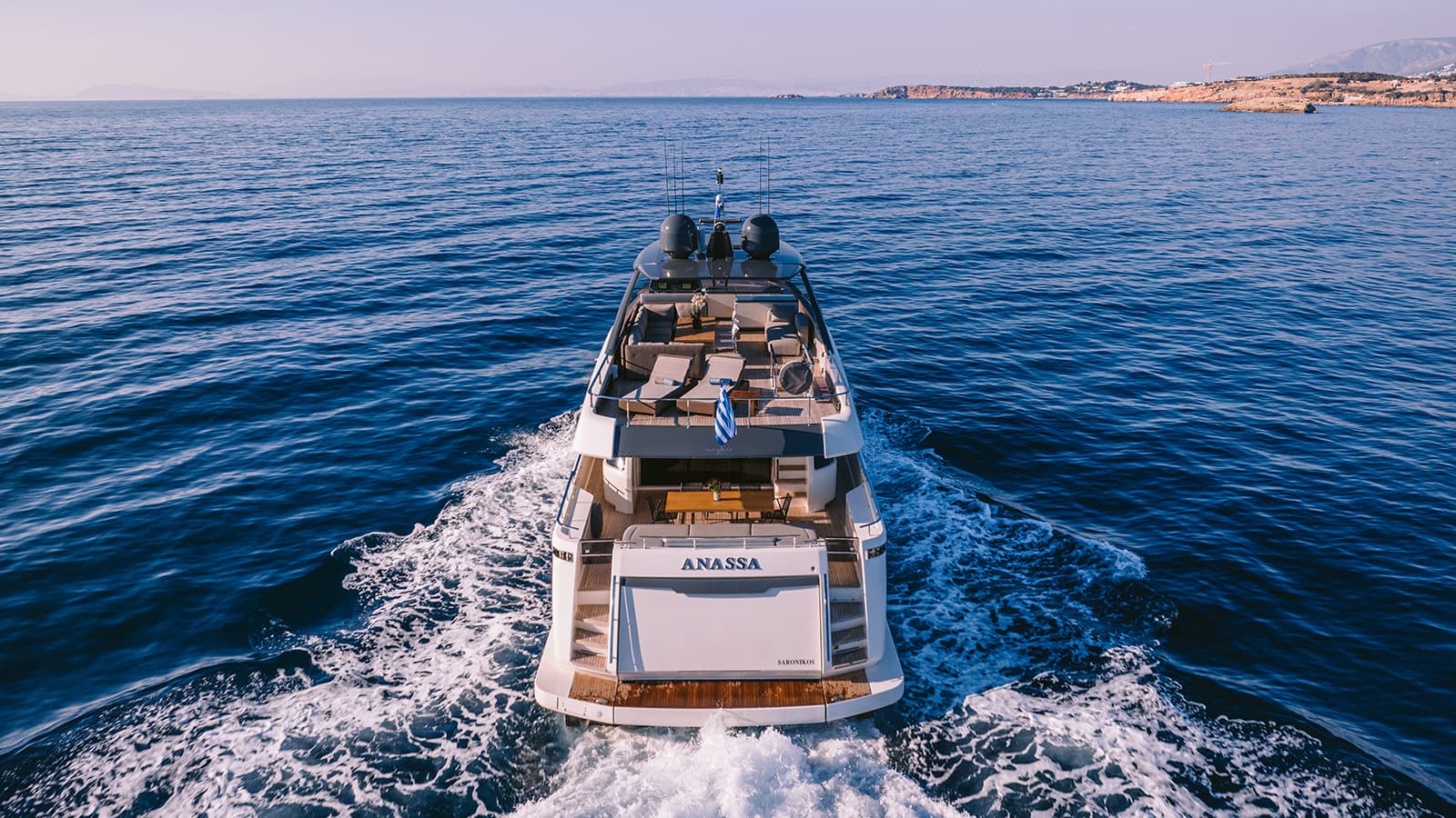 ANASSA A - ext running | Drivas Yachts