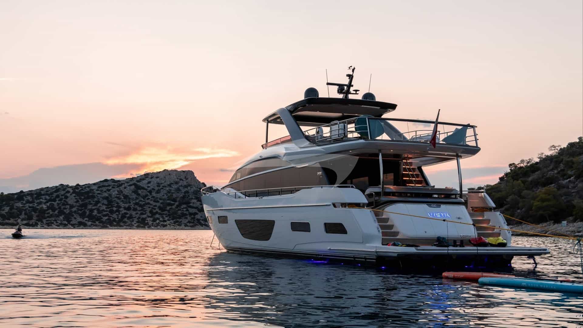 VISTA - ext stern | Drivas Yachts