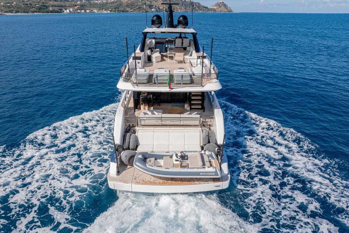 TRILOGY - aerial | Drivas Yachts