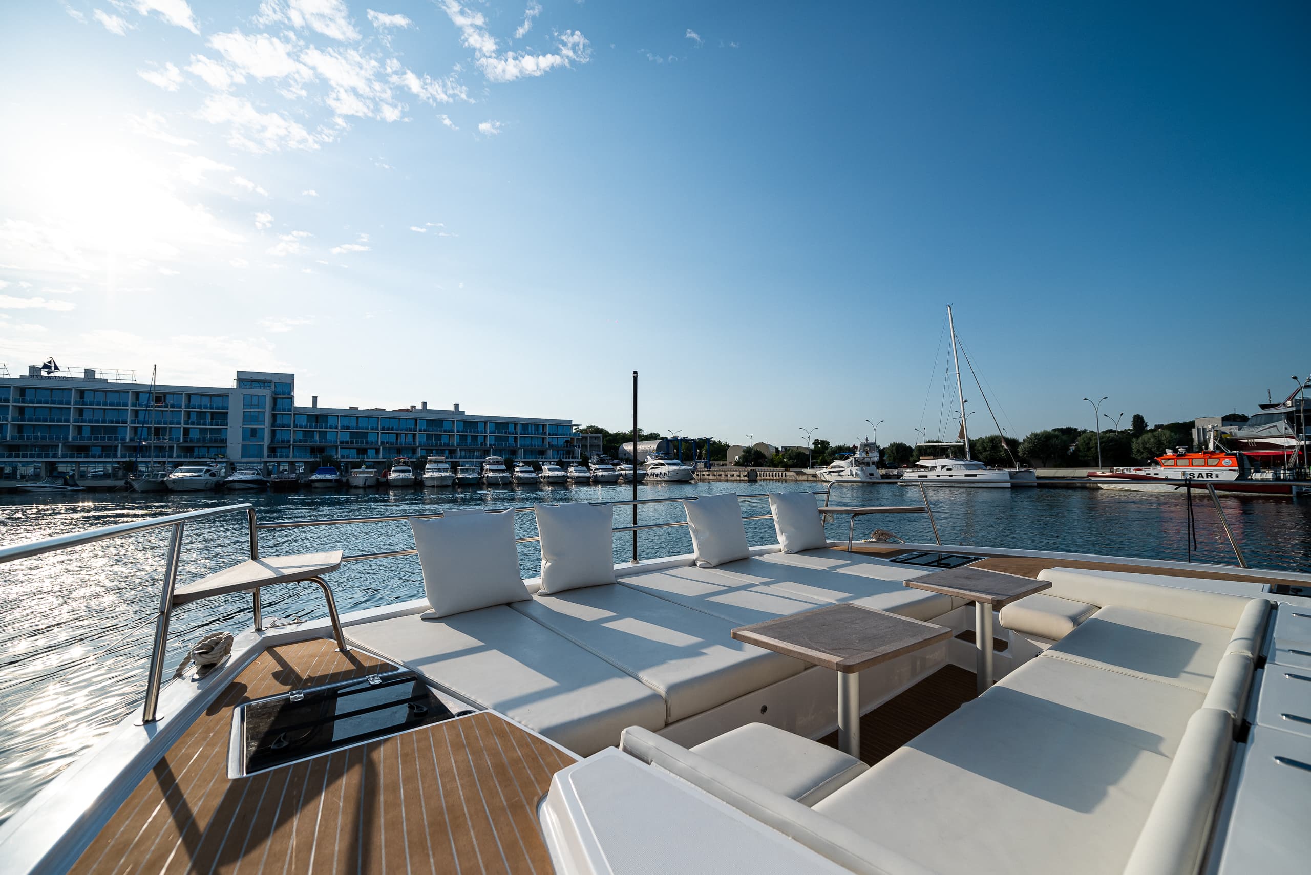 Motor yacht Selfish by Bali Catamarans — aft deck