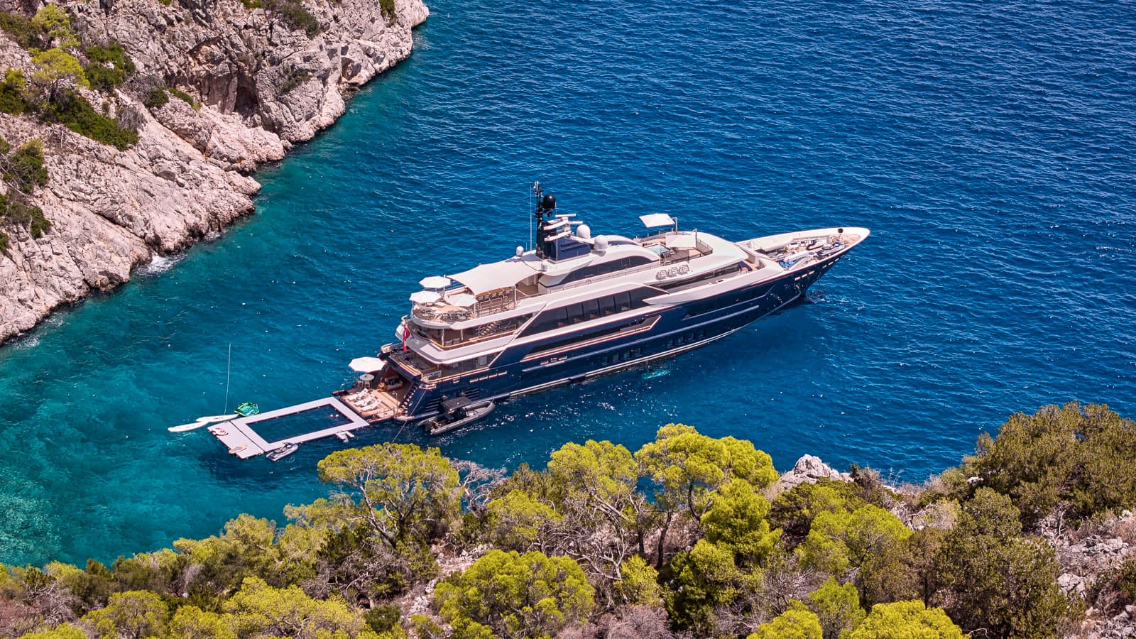 ODYSSEY - aerial | Drivas Yachts